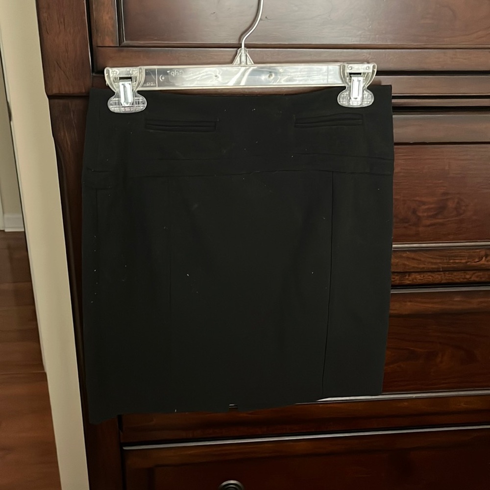 XOXO black mini pencil skirt